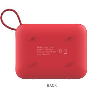 NUVIO ลำโพงบลูทูธพกพา รุ่น TF-M27 สีแดง