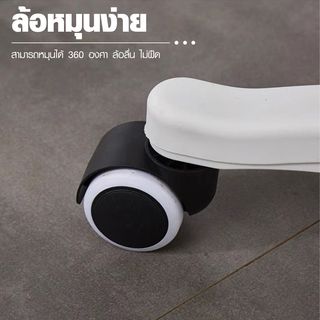 SMITH เก้าอี้สำนักงานรุ่น MARINE ขนาด 48x56x73-85 CM ซม. สีดำ