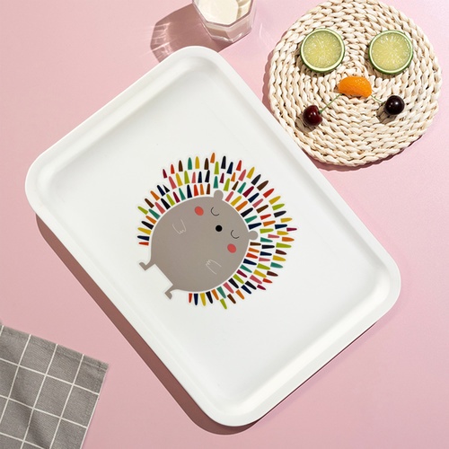 NIBIRU ถาดอเนกประสงค์สี่เหลี่ยม 17.5x24.5x2 CM. BUTTER คละลาย