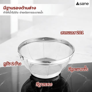 SANE ตะกร้าล้างผัก 30 ซม. PQS-JC30