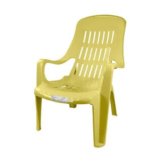 SUMMER SET เก้าอี้พลาสติกเอนนอน รุ่น สุขสบาย FT-234/A ขนาด 58x51x85 ซม. สีเหลืองอ่อน