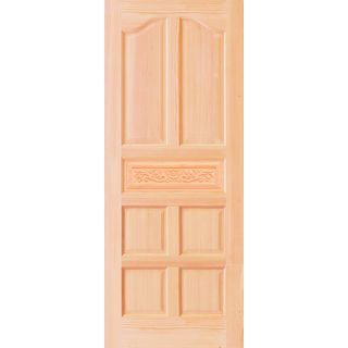 ประตูไม้ดักลาสเฟอร์ Eco Pine-010 80x200 cm.