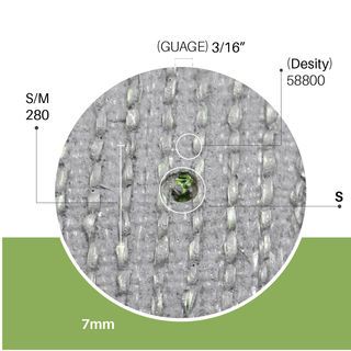 Tree’O หญ้าเทียม ขนหญ้ายาว 25มม. 1x4M รุ่น 25MM Grass สีเขียว 4 โทนสี