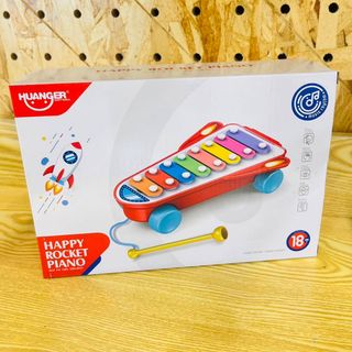 TOYS ของเล่นไซโลโฟนรูปรถ รุ่น HE8040 ขนาด 18x26.5x7.5 ซม. คละสี