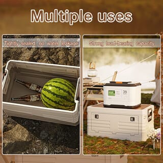 GOME กล่องเก็บของบานเปิดพับได้ท็อปไม้ Campo 2030-1M ขนาด 35x53x29 ซม. สีขาว