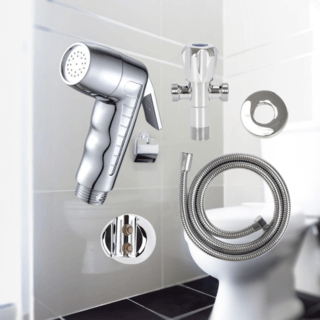 Iris ชุดสายฉีดชำระพร้อมสต็อปวาล์ว 2 ทาง รุ่น 6FXQ003-2F