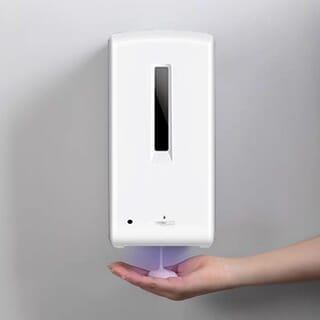 Primo ที่กดสบู่เหลวอัตโนมัติ ความจุ 1 ลิตร รุ่น SD02B ขนาด  10.7x12.1x26.1ซม. สีขาว
