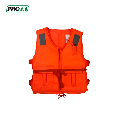 PROTX เสื้อชูชีพ ขนาด 57*46*5ซม รุ่น DTS95-3 สีส้ม  (รับน้ำหนัก 75-90กก.)                            