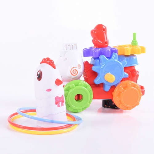 TOYS ของเล่นรถประกอบไก่น้อยน่ารัก#HD9060 ขนาด (18x11x15.5 ซม.)