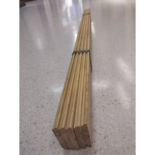 GREAT WOOD ฝ้าระแนงไม้ ไม้ยางพาราจ๊อยส์ BC (1x5) 1/2