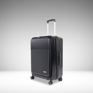 WETZLARS กระเป๋าเดินทาง ขนาด 24 นิ้ว พร้อมช่องใส่ของด้านหน้า รุ่น Spring-01 ขนาด 25x42x60 ซม. สีดำ