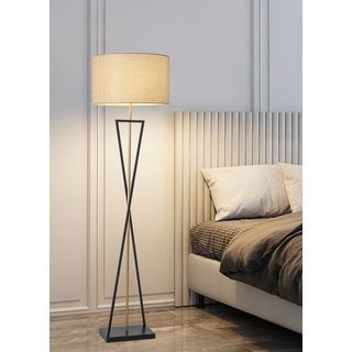 EILON โคมไฟตั้งพื้นโมเดิร์น รุ่น fluffy S3030F สีทอง-ดำ