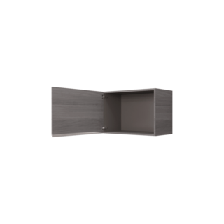 MJ ตู้แขวนเดี่ยว 40x60x0 ซม. SAV-W406-GW สีเทาลายไม้