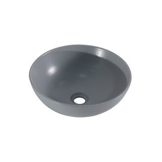 Verno อ่างล้างหน้าวางบนเคาน์เตอร์ก๊อกนอกอ่าง **ไม่รวมก๊อกน้ำ** รุ่น เมแกน  VN-601C-LG สีเทาแมท