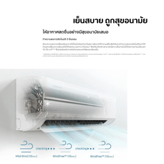 SAMSUNG เครื่องปรับอากาศ S-Inverter Eco Plus 21500BTU AR24DYHZBWKNST สีขาว