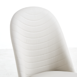 (1/2)PULITO  เก้าอี้รับประทานอาหาร รุ่่น DOTTIE-CWT ขนาด 55x50x89 ซม. สีครีม