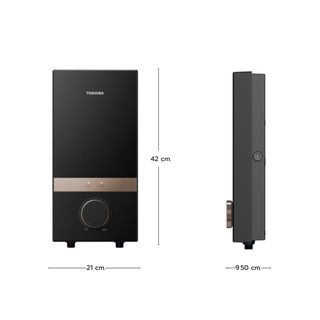 TOSHIBA เครื่องทำน้ำอุ่น 4543 วัตต์ รุ่น TWH-45EMCNTH(K)-KB สีดำ