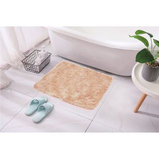 COZY พรมเช็ดเท้าขนนุ่ม รุ่น LOBBY-04 ขนาด 40× 60× 2.5ซม. สีชมพู