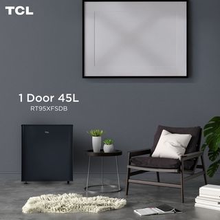 TCL ตู้เย็นมินิบาร์ ขนาด 1.7คิว รุ่น RT95XFSDB สีดำ