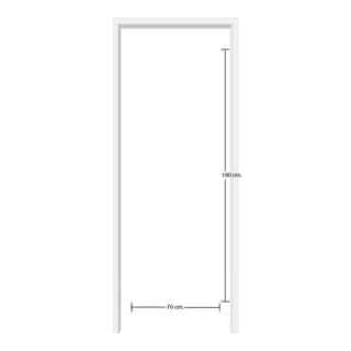 BATHIC วงกบประตู UPVC FU1 70x180 ซม.สีขาว