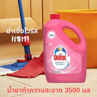 DUCK เป็ด มิสเตอร์มัสเซิล พิ้งค์ฟลอรัล น้ำยาทำความสะอาดห้องน้ำ ขนาด 3500 มล.