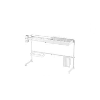 CLOSE ชั้นคว่ำจานคร่อมซิงค์ปรับระดับได้ ขนาด 90 ซม. CASPER สีขาว