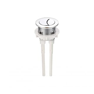 Verno ชุดปุ่มกดชำระทรงกลม 2 ระบบ รุ่น PQS-C3827  ขนาด 38 มม. 
