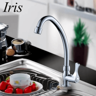 Iris ก๊อกอ่างล้างจานแบบติดเคาน์เตอร์ตัว C รุ่น มิวนิค 704-9