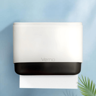 Verno กล่องกระดาษเช็ดมือ แบบแผ่น รุ่น  E6012-WT
ขนาด27x9.5x20.5 ซม.
สีขาว