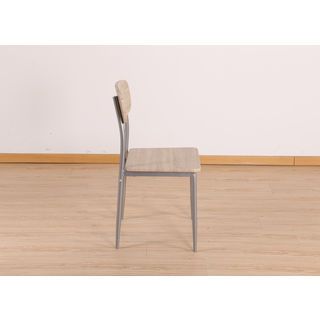 Delicato ชุดโต๊ะอาหาร 2 ที่นั่ง รุ่น B01065 โต๊ะ:70X70X76.5ซม. เก้าอี้:41X45.5X84.5ซม. สีน้ำตาลอ่อน