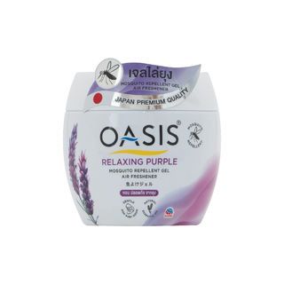 OASIS โอเอซิส เจลไล่ยุง กลิ่นรีแลกซ์ซิ่ง เพอเพิ้ล ขนาด 180 กรัม สีม่วง