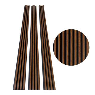 GREAT WOOD ไม้ฝ้าระแนง WPC GP-IN26 16.8*2.4*290 ซม. 2Tone Dark Brown