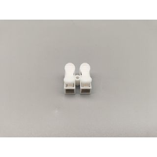 V.E.G. ลูกเต๋า แบบกด 2 ช่อง แบบถอดได้ 4 sq.mm. สีขาว