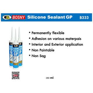 BOSNY ซิลิโคนซิลแลนท์ จีพี B333 280มล. สีใส