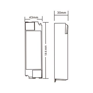 EILON แอลอีดี ไดร์เวอร์ 100W  Non-isolated 600mA (ควบคุม 3 สี) รุ่น TP-NON-DV-600MA  IP20 สีขาว