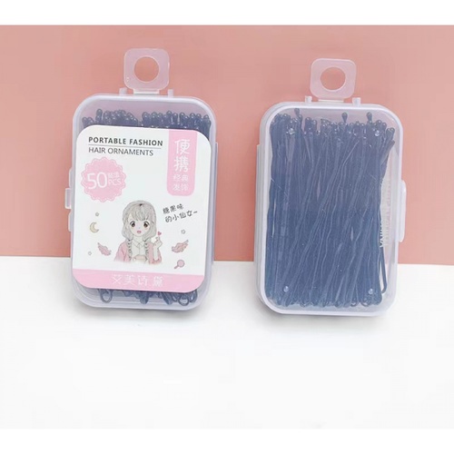 USUPSO กิ๊บติดผม สีดำ(50ชิ้นต่อกล่อง)#AA5