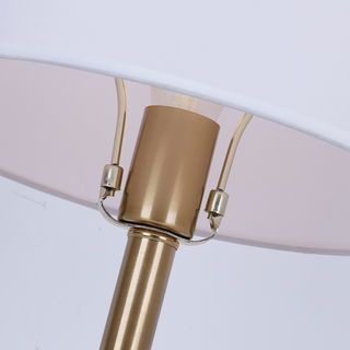 EILON โคมไฟตั้งโต๊ะ ขั้ว E27 ขนาด 30x30x58cm รุ่น Y004 สีขาว-ทอง