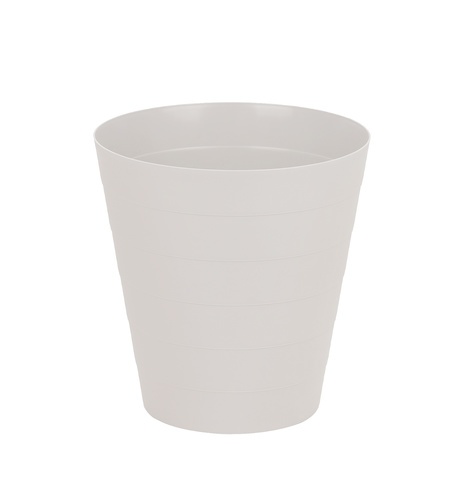ICLEAN  ถังขยะไม่มีฝาทรงกลม 8 ลิตร รุ่น TG59688G ขนาด 24.5x24.5x26 ซม. เทา