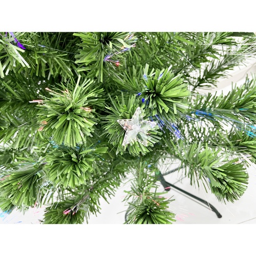 Tree’O ชุดต้นคริสต์มาส พร้อมไฟตกแต่งและของประดับ รุ่นCT008 ขนาด90×90×210 ซม. สีเขียว