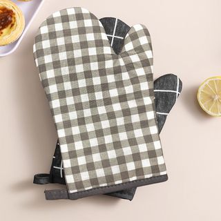 NIBIRU ถุงมือกันร้อนพร้อมที่รอง (แพ็ค 2 ชิ้น) MAYU-B สีน้ำตาล