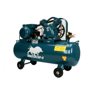BISON ปั๊มลมสายพาน 1.0 HP ขนาด 36ลิตร รุ่น  LAZ-0.036/10-36L (750วัตต์)