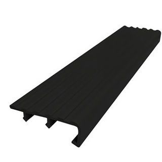 MAC จมูกบันได PVC หน้ากว้าง 45 มม. ยาว 2 เมตร รุ่นDF45-20B2 สีดำ