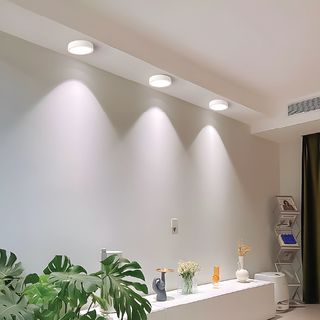 EILON ดาวน์ไลท์ LED แบบลอยหน้ากลม 8 นิ้ว 18W รุ่นTP-CDW-SW-18DL แสงเดย์ไลท์ สีขาว