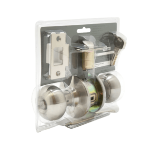 YALE ลูกบิดห้องทั่วไป หัวลูกจันสเตนเลส 304 จานใหญ่ รุ่น KN-VCN5227US32D สีสเตนเลส