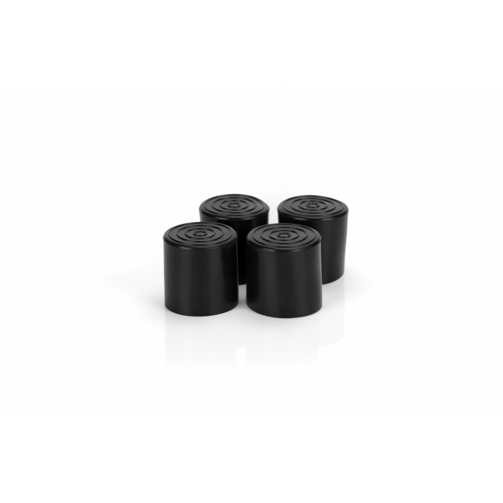 TORSTEN พลาสติกรองขาโต๊ะกลม (สวมนอก) รุ่น 2XY-032-1/14 ขนาด 1-1/4” แพ็ค 4 ชิ้น สีดำ