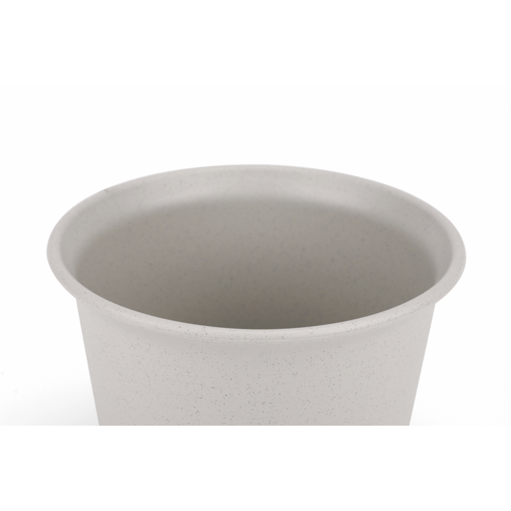 Tree’ O กระถางต้นไม้ รุ่น 6PY002-WH  ขนาด 21.8 x 21.8 x 15 ซม. (8นิ้ว) สีขาว