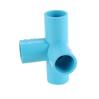 VAVO สี่ทางตั้งฉาก หนา 1/2 ”(18)  สีฟ้า