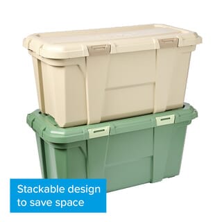 INABOX กล่องเก็บของ Heavy Armour N80203GN-65L ขนาด 78x37x38.3 cm. สีเขียว