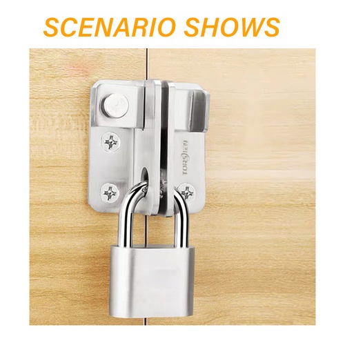 TORSTEN กลอนสับสแตนเลส 4”(เปิดซ้าย) รุ่น GACGBX-005SS/L สีสเตนเลส