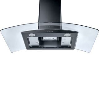 MEXเครื่องดูดควันกระโจมทรงกระจกโค้ง สีดำ รุ่น MC390BV	